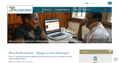 Desktop Screenshot of microhealthinitiative.org