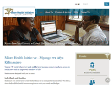 Tablet Screenshot of microhealthinitiative.org